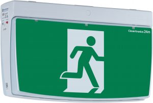 corded exit sign